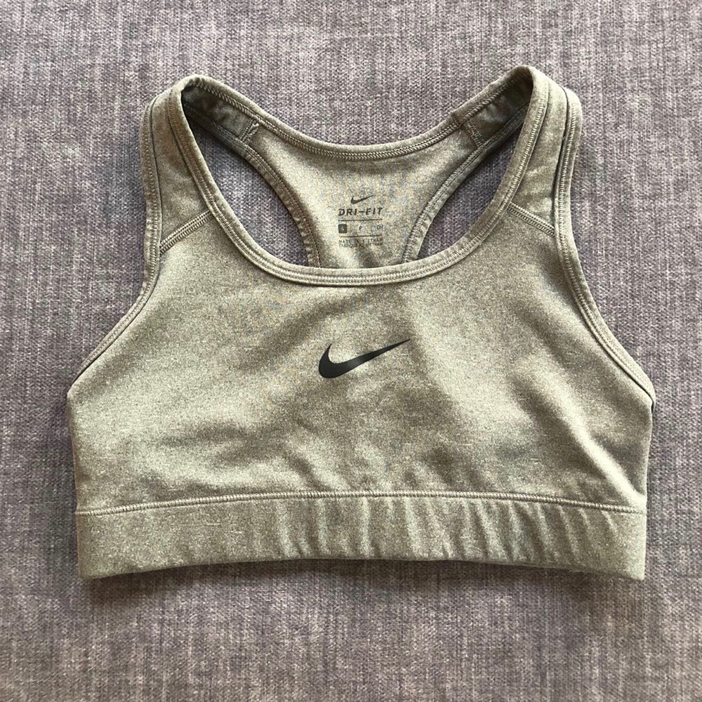 Small grey Nike sports bra